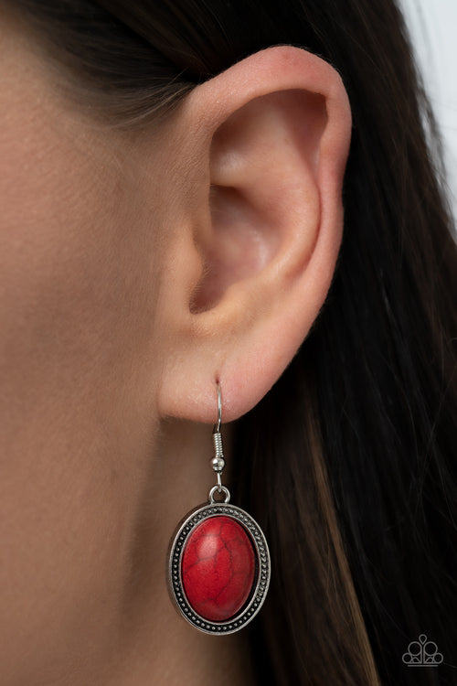 All-Natural Nostalgia - Red-Paparazzi Accessories